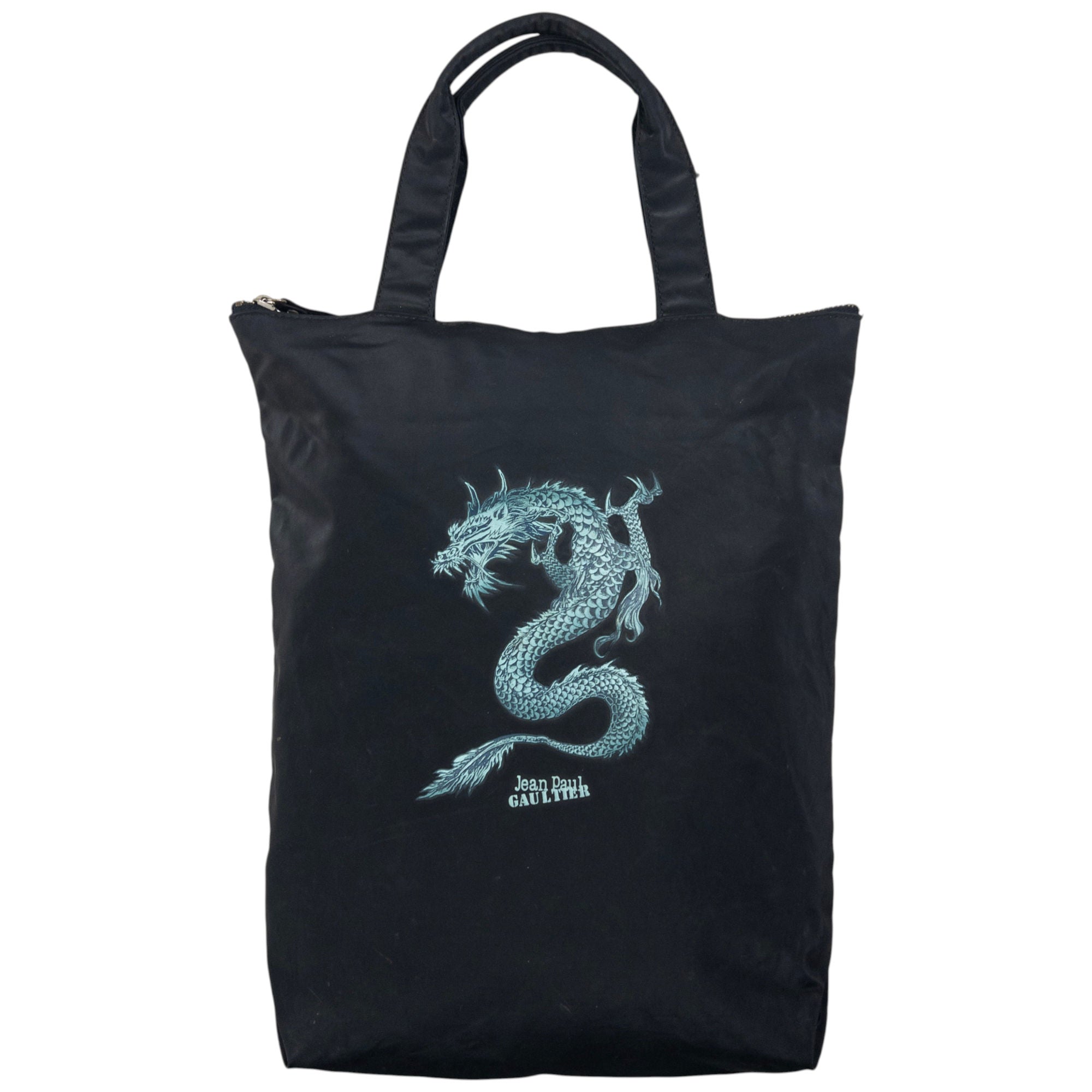 Vintage Jean Paul Gaultier Dragon Print Shoulder Bag