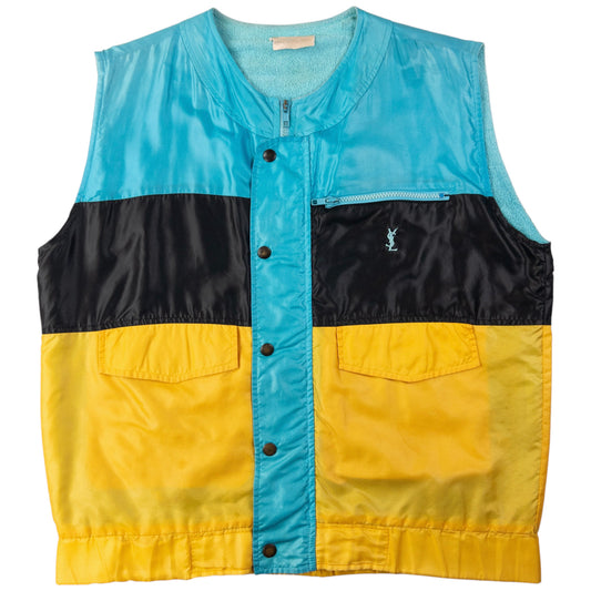 Vintage YSL Yves Saint Laurent Lightweight Gilet Vest Size M