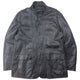 Vintage 2000s Armani Jeans Zip Up Leather Jacket Size L