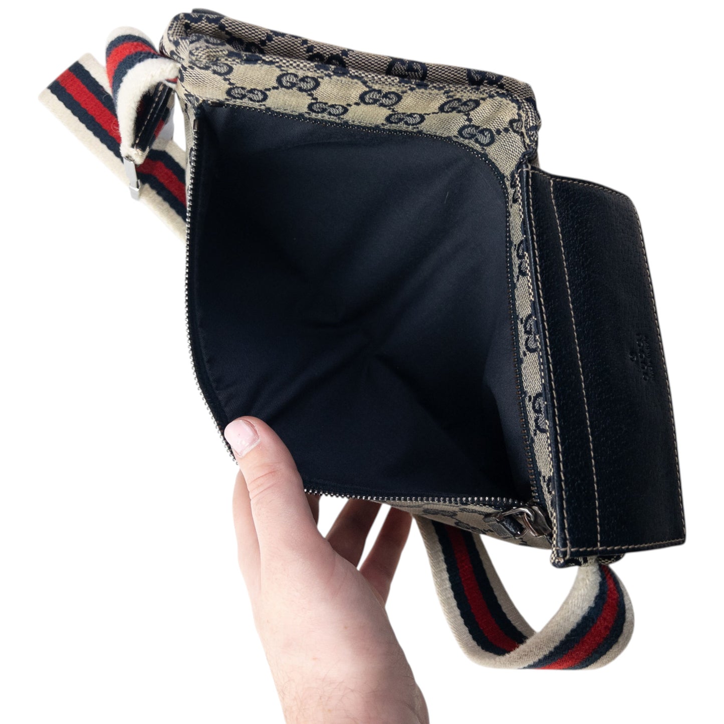 Vintage 2000s Gucci Monogram Crossbody Bag