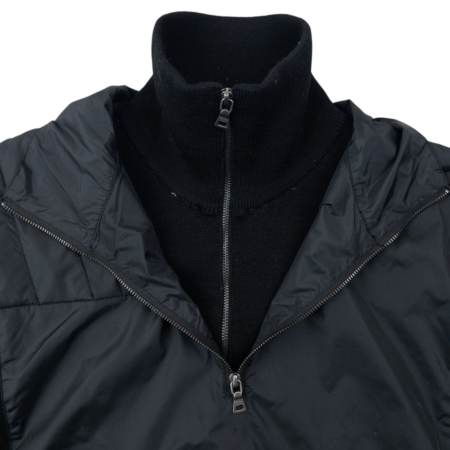 Vintage 2000s Prada Sport Layered Q Zip Jumper Size M