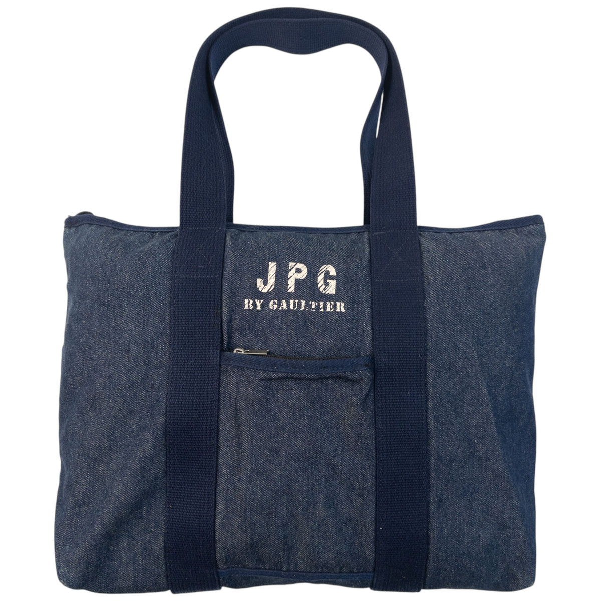 Vintage 2000s Jean Paul Gaultier JPG Denim Shoulder Bag