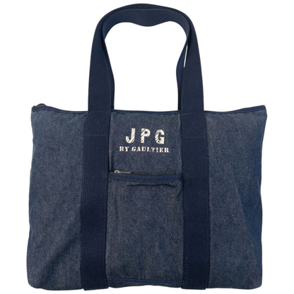 Vintage 2000s Jean Paul Gaultier JPG Denim Shoulder Bag