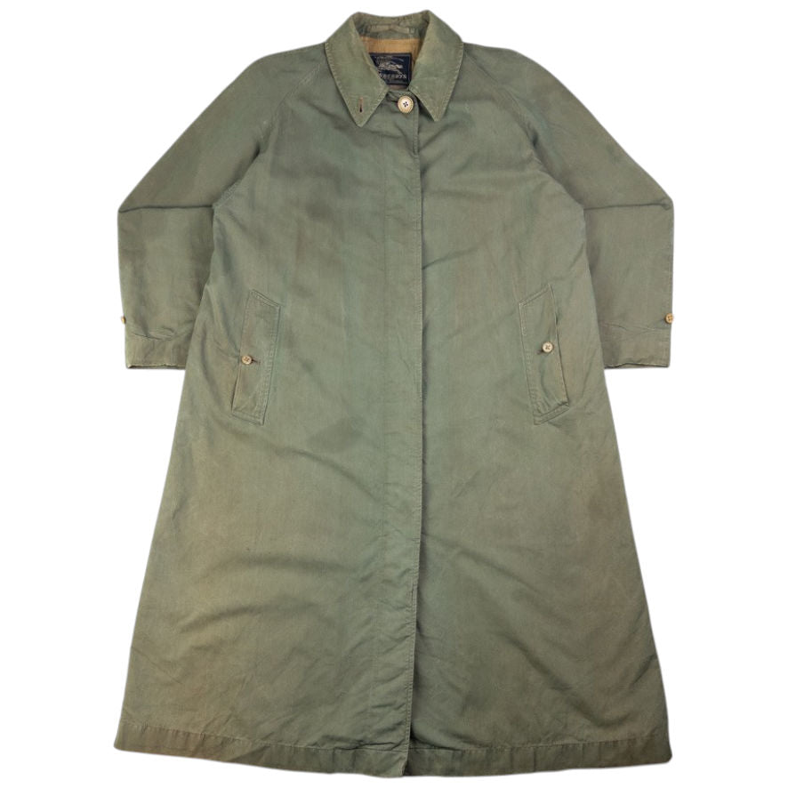 Vintage Burberry Nova Check Lined Trench Jacket Size L