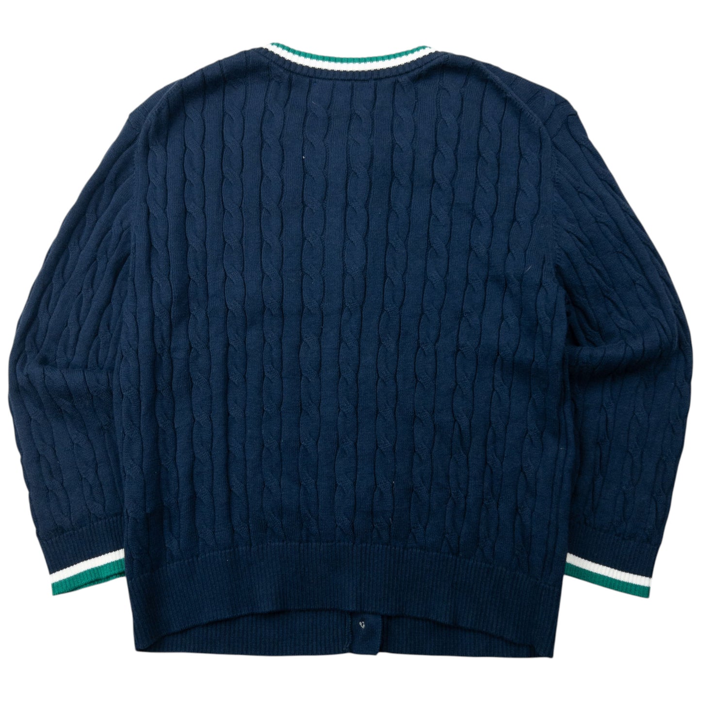 Vintage 2000s Burberry Blue Label Cable Knit Cardigan Womens Size S