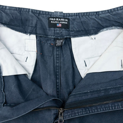 Vintage 2000s Ralph Lauren Polo Jeans Zip Cuff Trousers Size W31