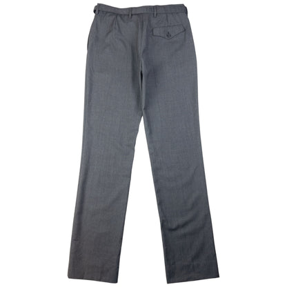 Vintage Prada Striped Belt Waist Trousers Size W28