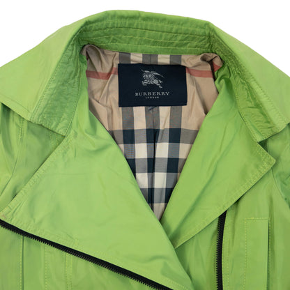 Vintage 2000s Burberry Nova Check Lined Belt Waist Jacket Womens Size M