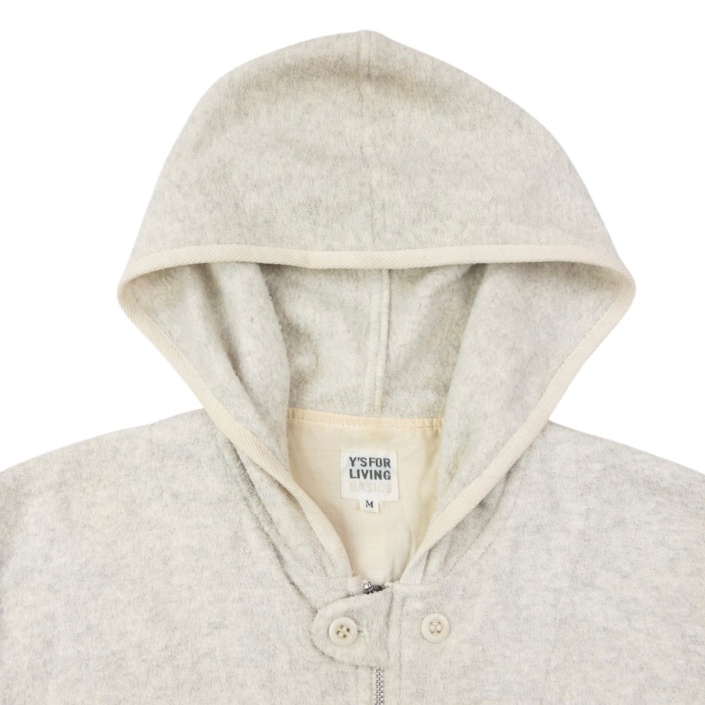 Vintage 90s Yohji Yamamoto Zip Up Fleece Jacket Size L