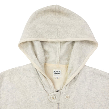 Vintage 90s Yohji Yamamoto Zip Up Fleece Jacket Size L
