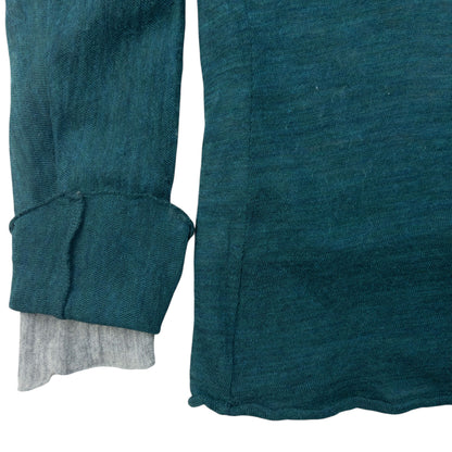 Vintage 90s Yohji Yamamoto Layered Wool Jumper Womens Size S