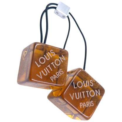 Vintage Louis Vuitton Clear Cube Hair Tie