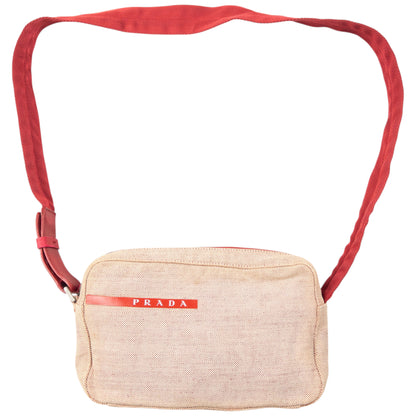 Vintage 1999 Prada Sport Canvas Crossbody Bag