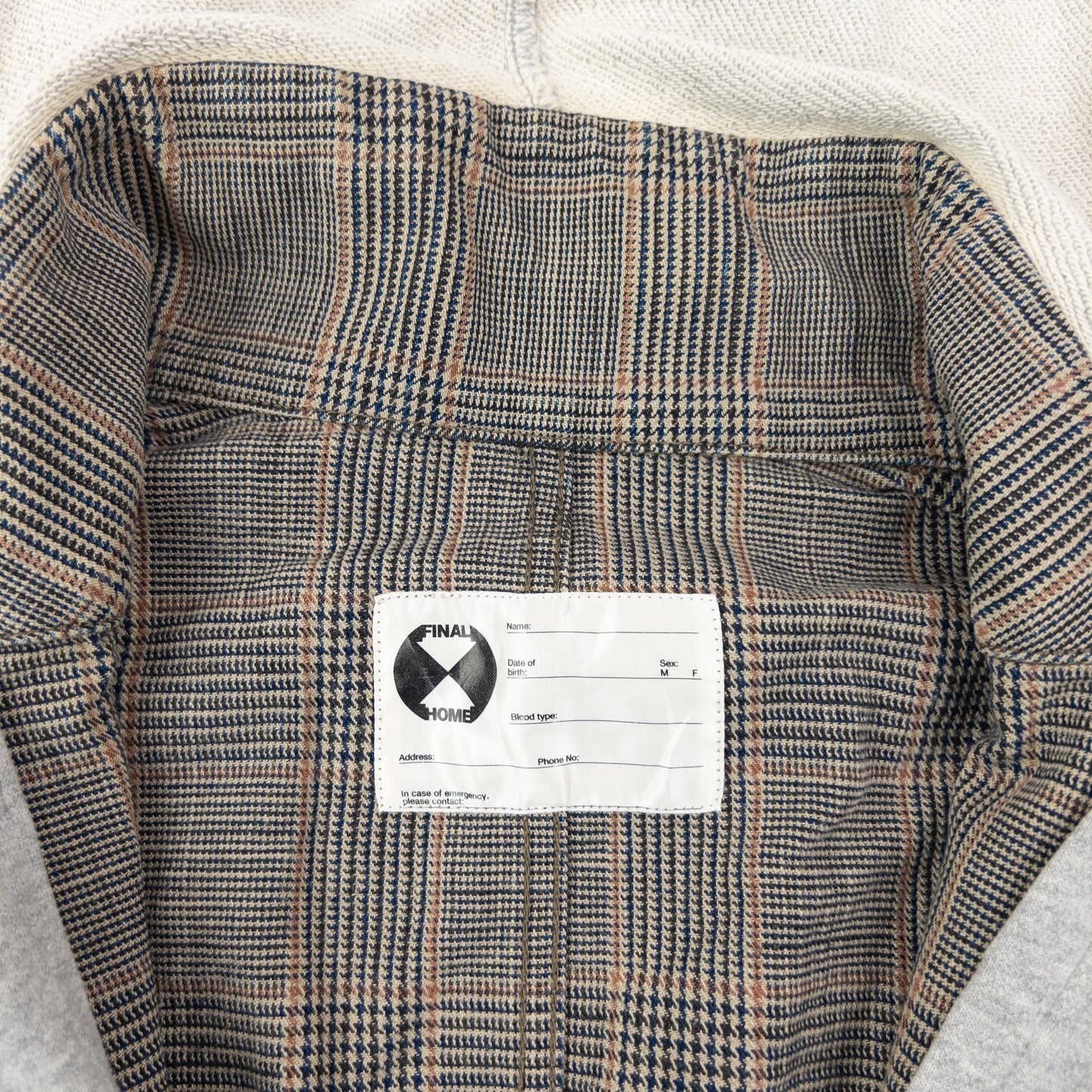 Vintage 90s Final Home By Issey Miyake Layered Hoodie Jacket Size S