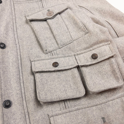 Vintage DKNY Jeans Wool Cargo Jacket Size L