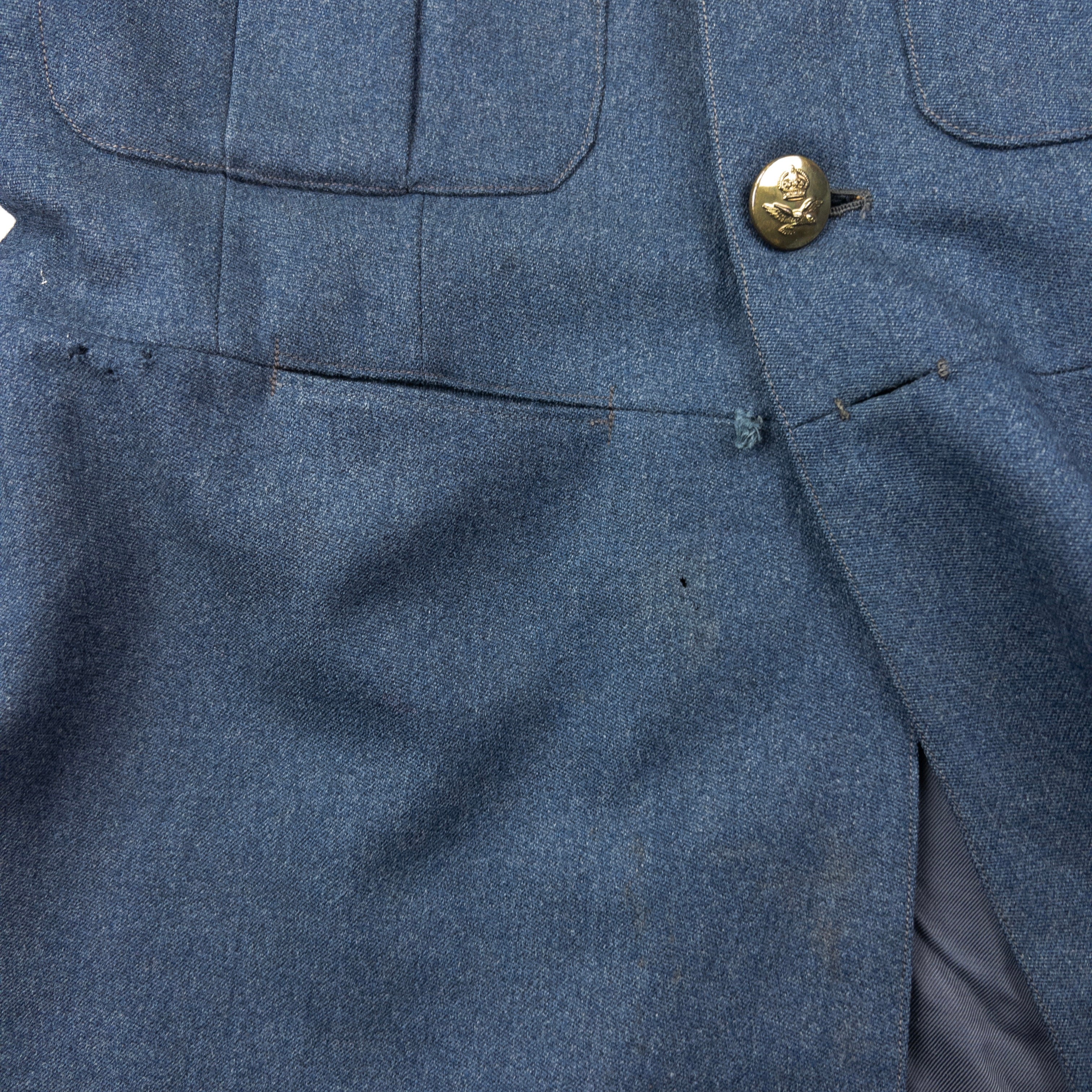 Vintage Burberry RAF ARMY Issue Belt Waist Jacket Size M