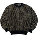 Vintage 2000s Fendi Club Monogram Jumper Size M