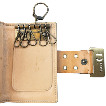 Vintage 2000s Dior Monogram Key Holder