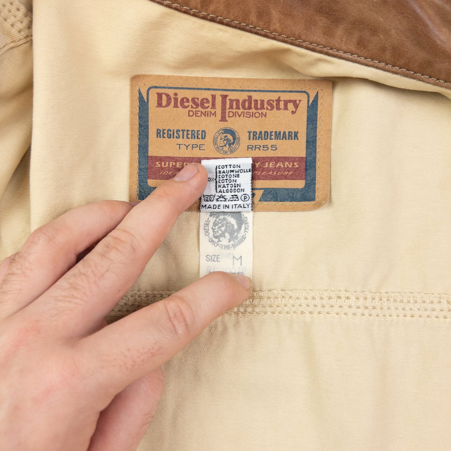 Vintage Diesel Industry Button Up Jacket Size M