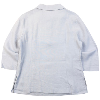 Vintage 90s Balenciaga La Mode Q Zip Shirt Womens Size S
