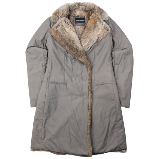 2012 Emporio Armani Fur Lined Jacket Womens Size M