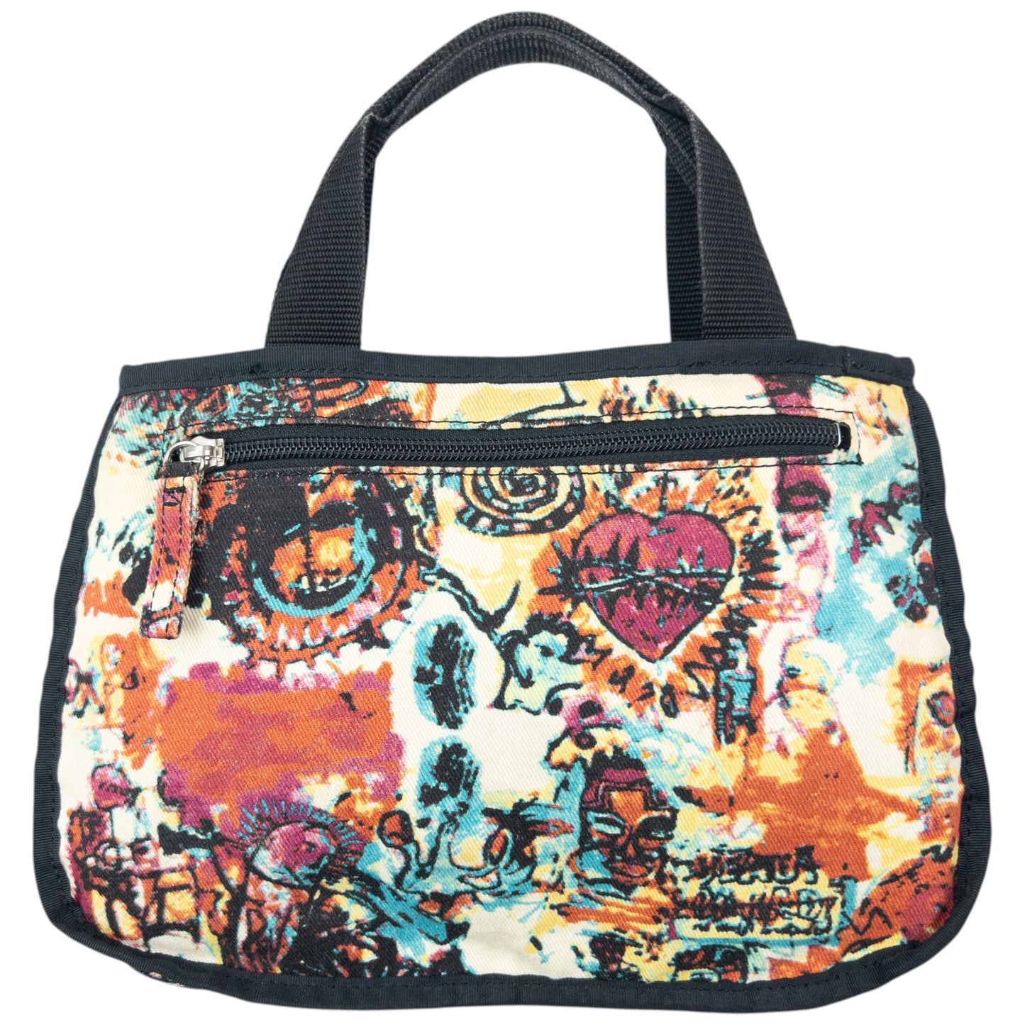 Vintage 2000s Jean Paul Gaultier Basquiat Graffiti Handbag