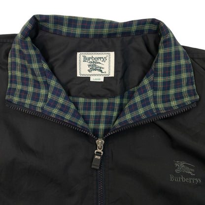 Vintage 90s Burberry Embroidered Zip Up Jacket Size L