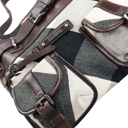 Vintage 2000s Burberry Nova Check Shoulder Bag