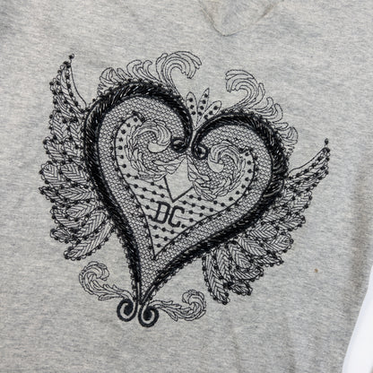 Vintage 2000s Dolce & Gabbana Embroidered Long Sleeve T Shirt Womens Size S