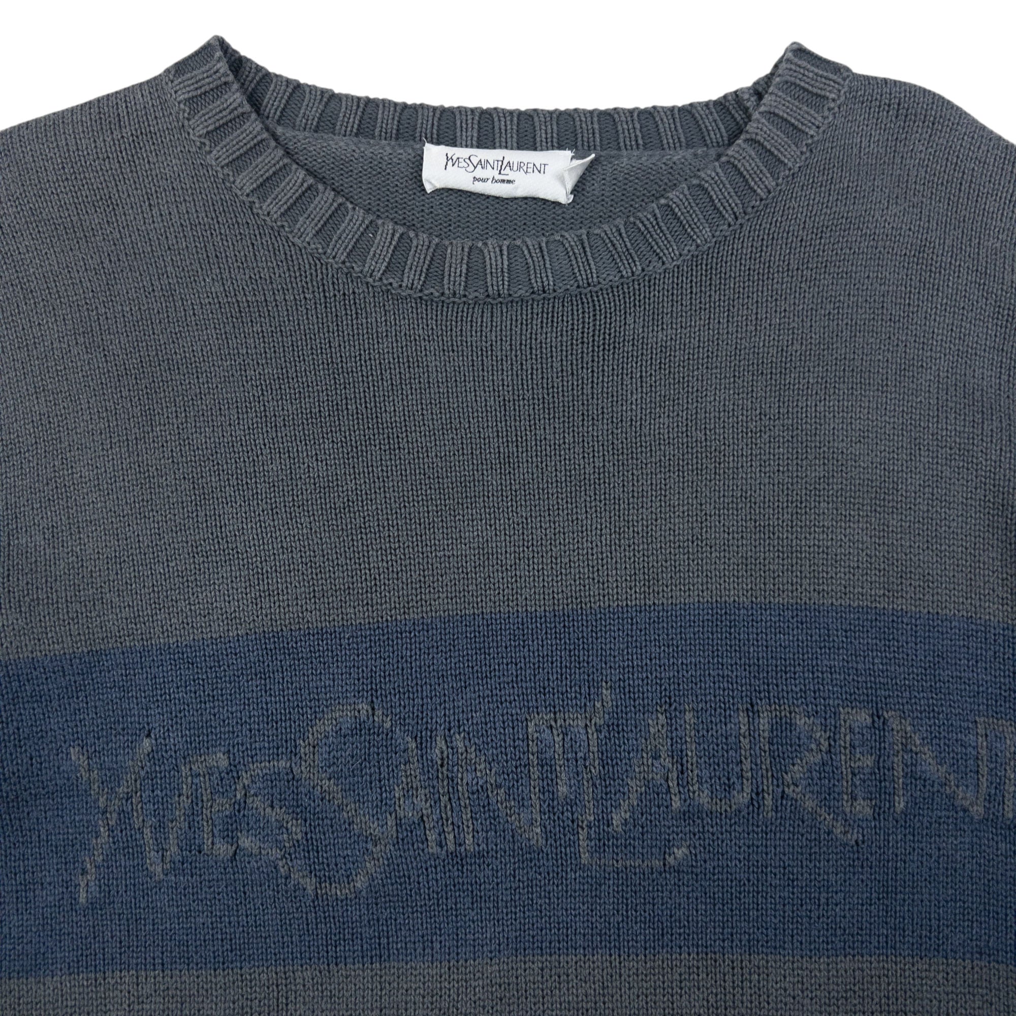 Vintage YSL Yves Saint Laurent Knit Jumper Size M