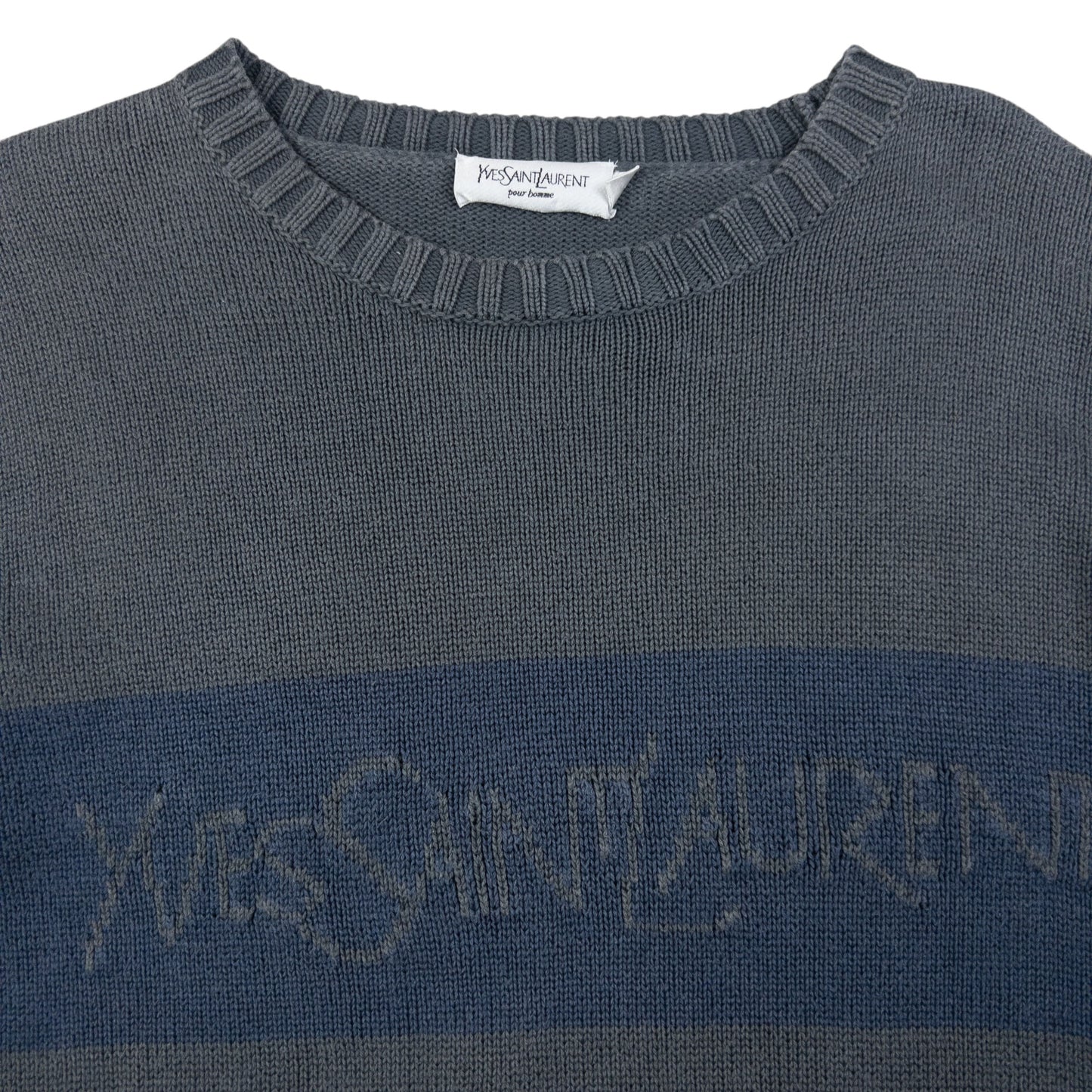 Vintage YSL Yves Saint Laurent Knit Jumper Size M