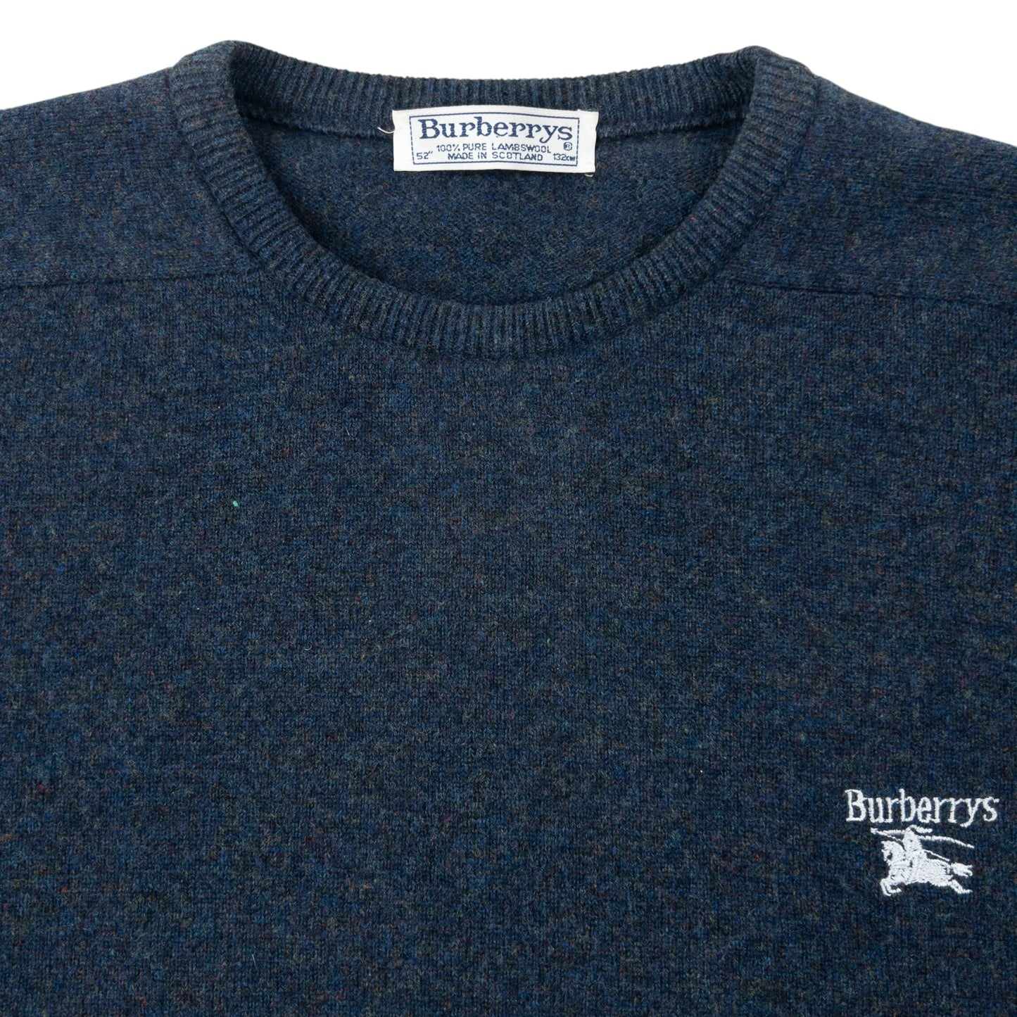 Vintage 90s Burberry Wool Jumper Size XL