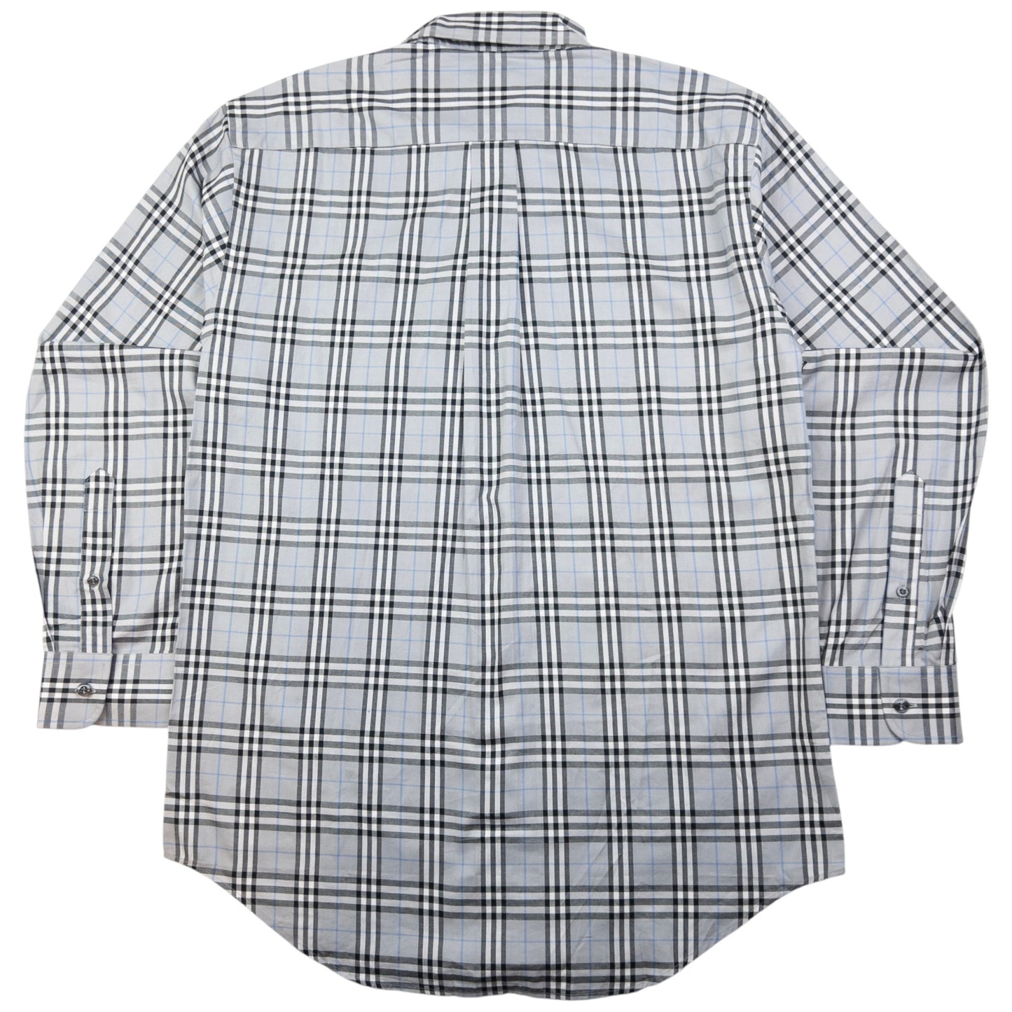 Vintage Burberry Nova Check Long Sleeve Button Up Shirt Size M
