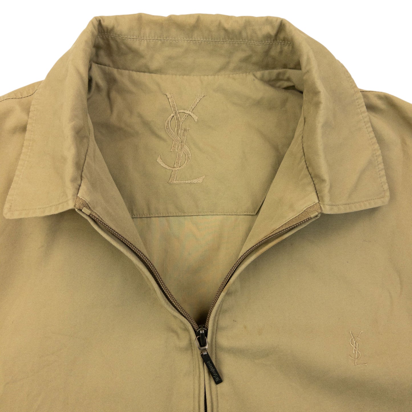 Vintage 90s YSL Yves Saint Laurent Harrington Jacket Size M