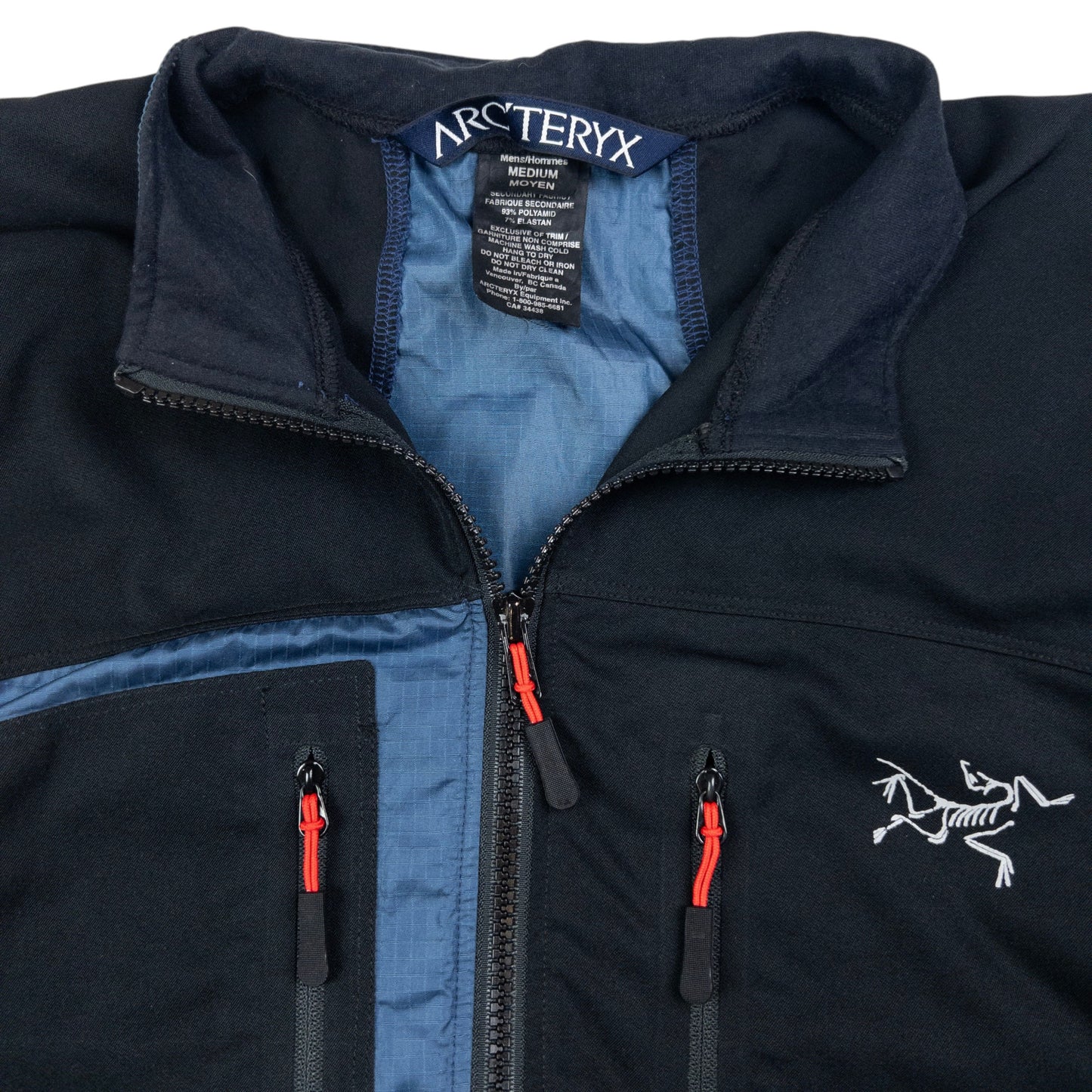 Vintage 2001 Arcteryx Tau Zip Up Jacket Size L