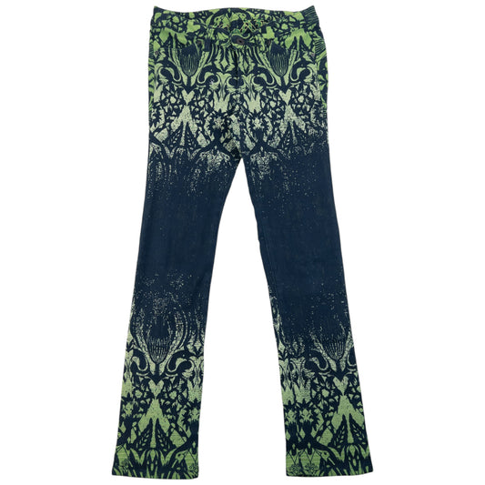 Vintage 2000s Issey Miyake Floral Dyed Stretch Denim Jeans Womens Size W30