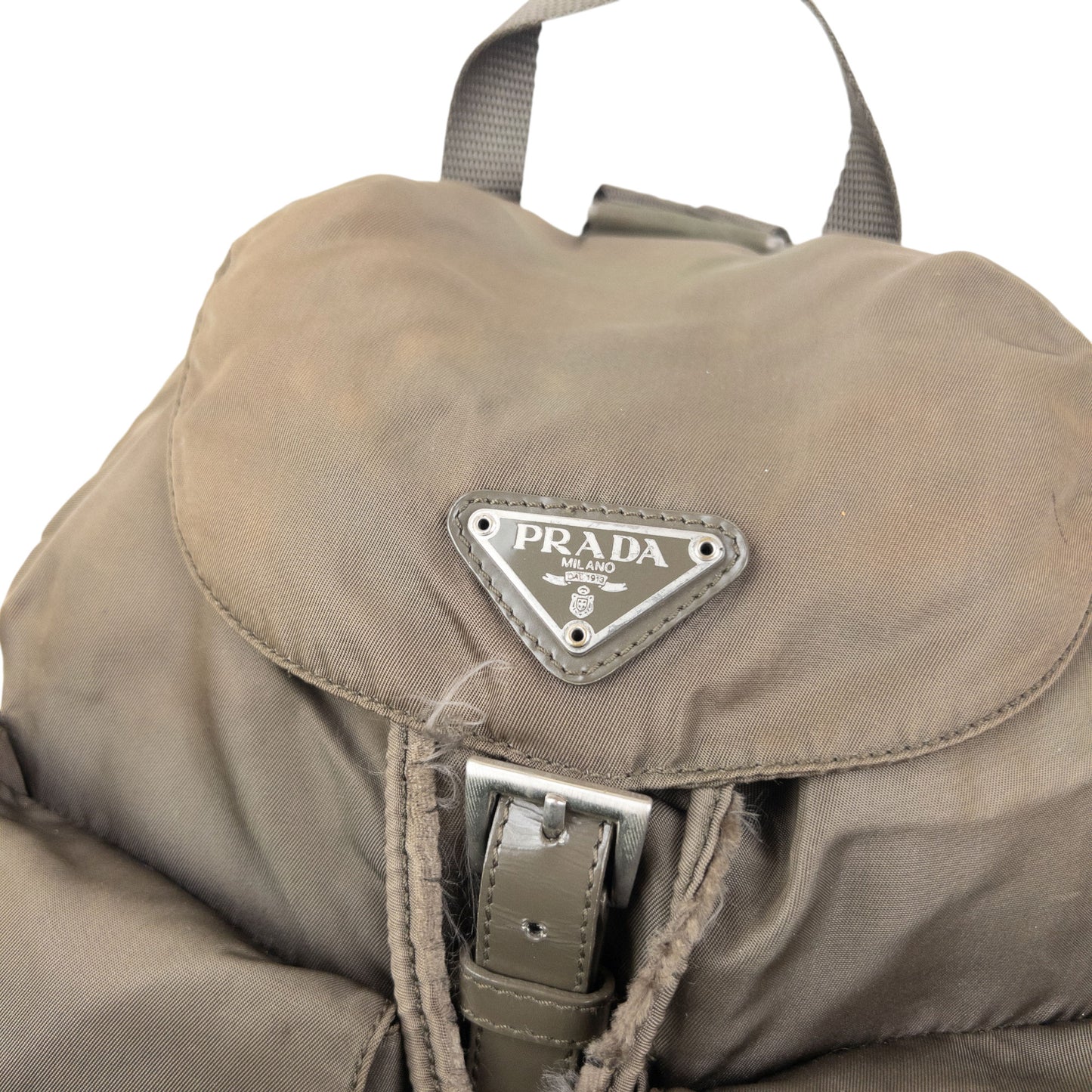 Vintage 2000s Prada Cargo Bucket Backpack