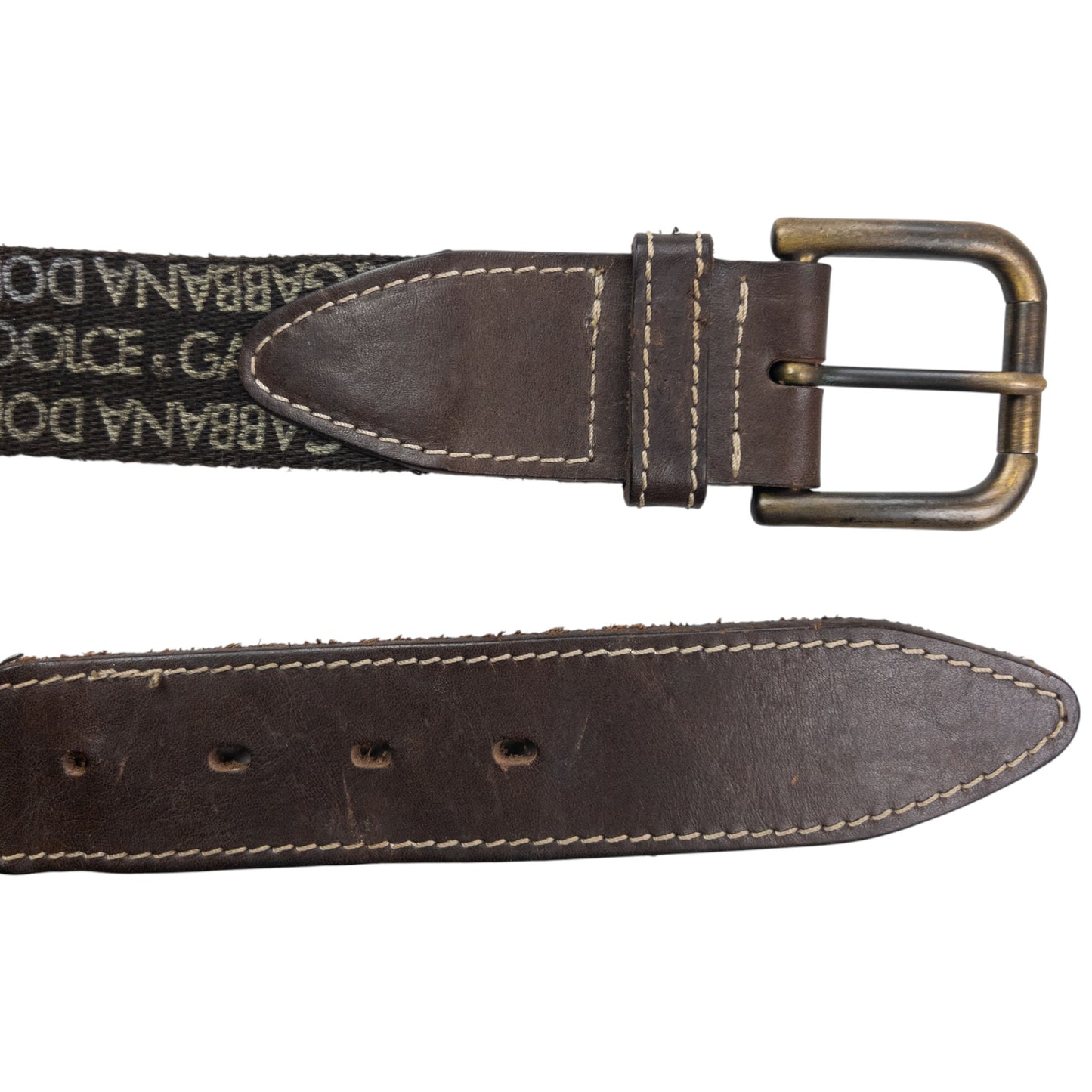 Vintage 2000s Dolce & Gabbana Monogram Belt Size W32