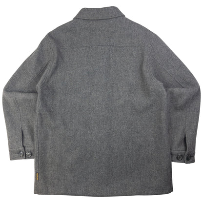 Vintage Armani Jeans Button Up Wool Jacket Size XL