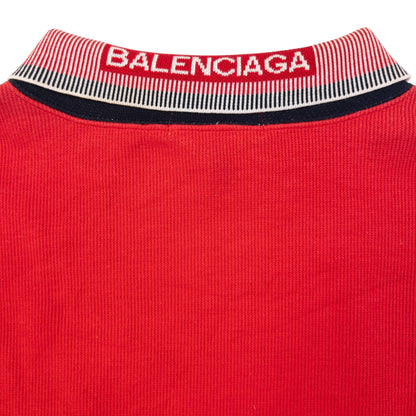 Vintage 90s Balenciaga Polo Sweatshirt Size M