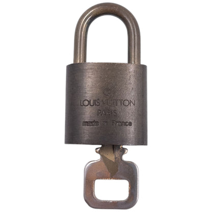 Vintage 2000s Louis Vuitton Embossed Mini Padlock & Key