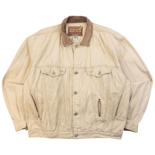Vintage 90s Diesel Industry Button Up Jacket Size XL