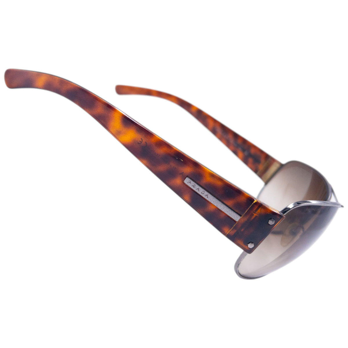 Vintage 2000s Prada Tortoise Shell Sunglasses