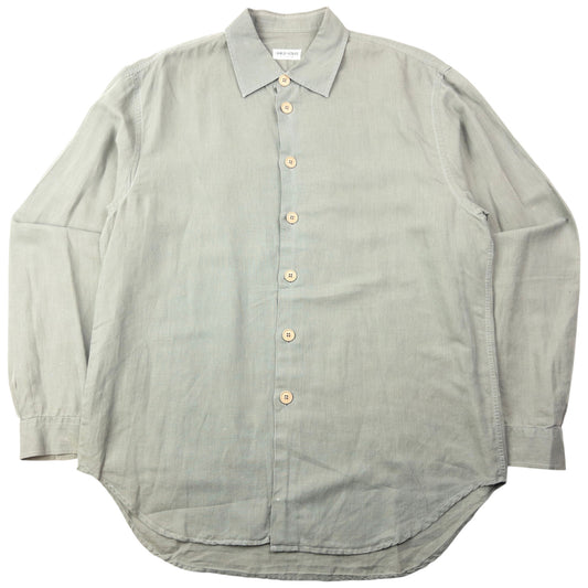 Vintage 90s Giorgio Armani Le Collezioni Long Sleeve Button Up Shirt Size M