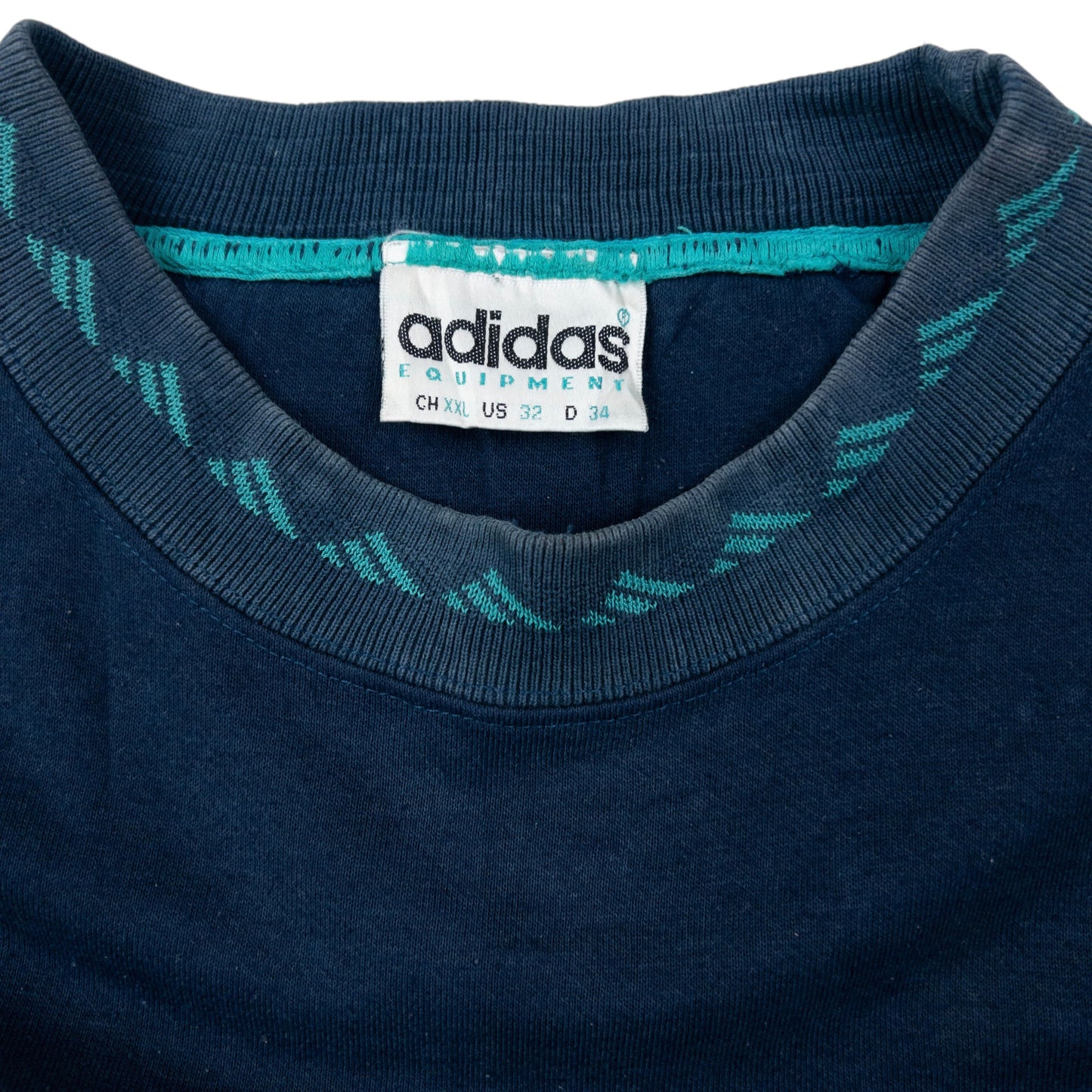 Vintage 90s Adidas Equiptment Embroidered Sweatshirt Size S