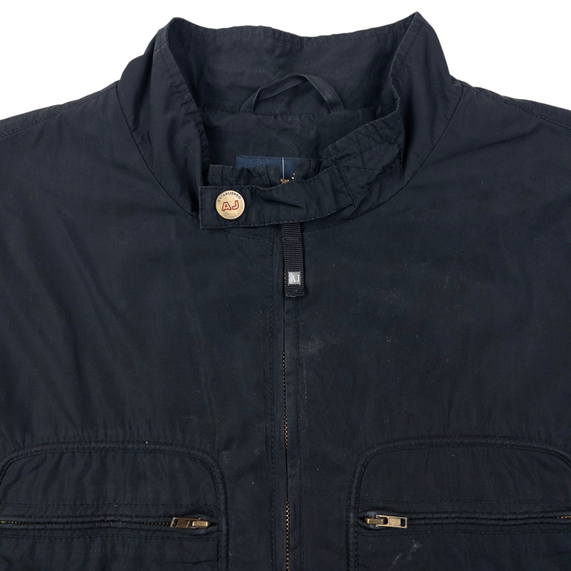 Vintage Armani Jeans Lightweight Zip Up Jacket Size S