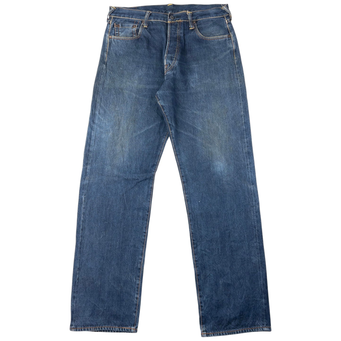 Vintage Evisu Painted Daicock Japanese Denim Jeans Size W33