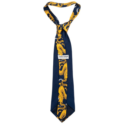 Vintage Giorgio Armani Dragon Silk Tie