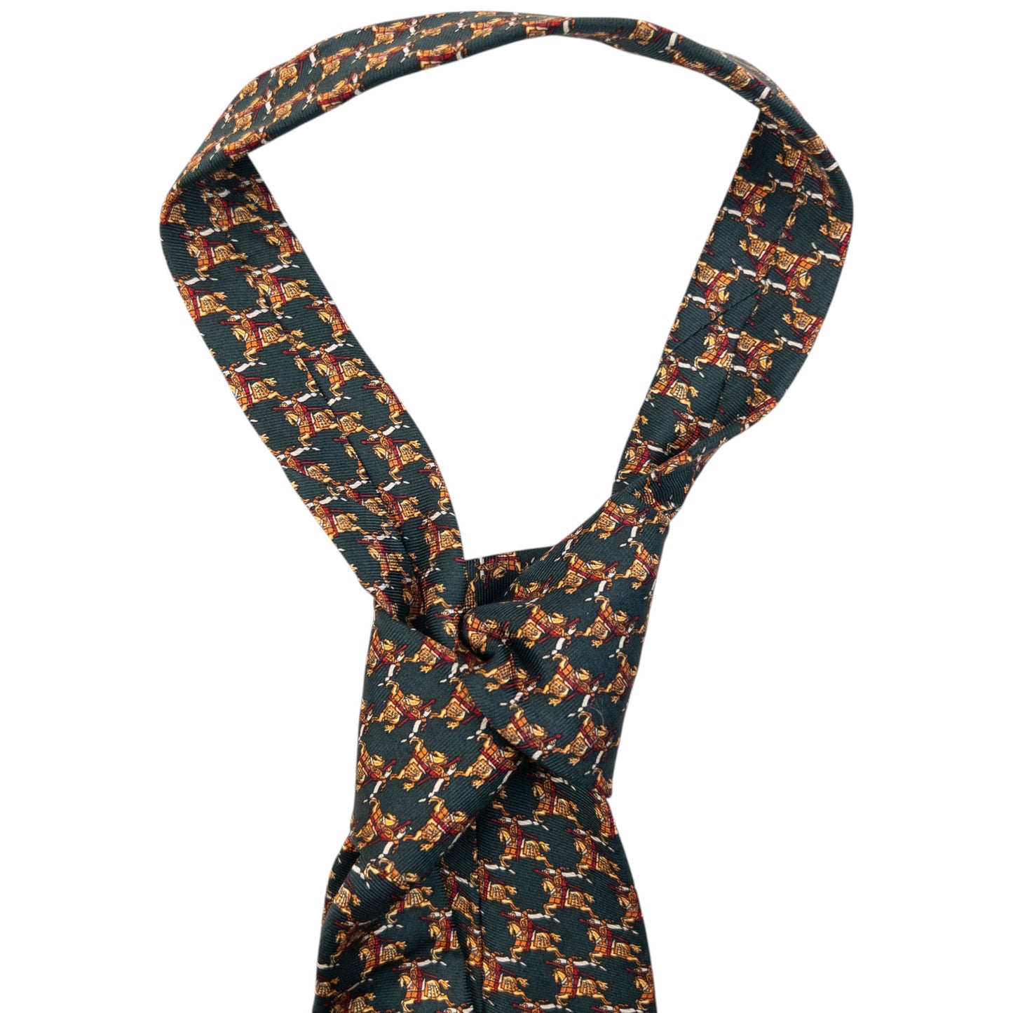 Vintage 90s Burberry Monogram Silk Tie
