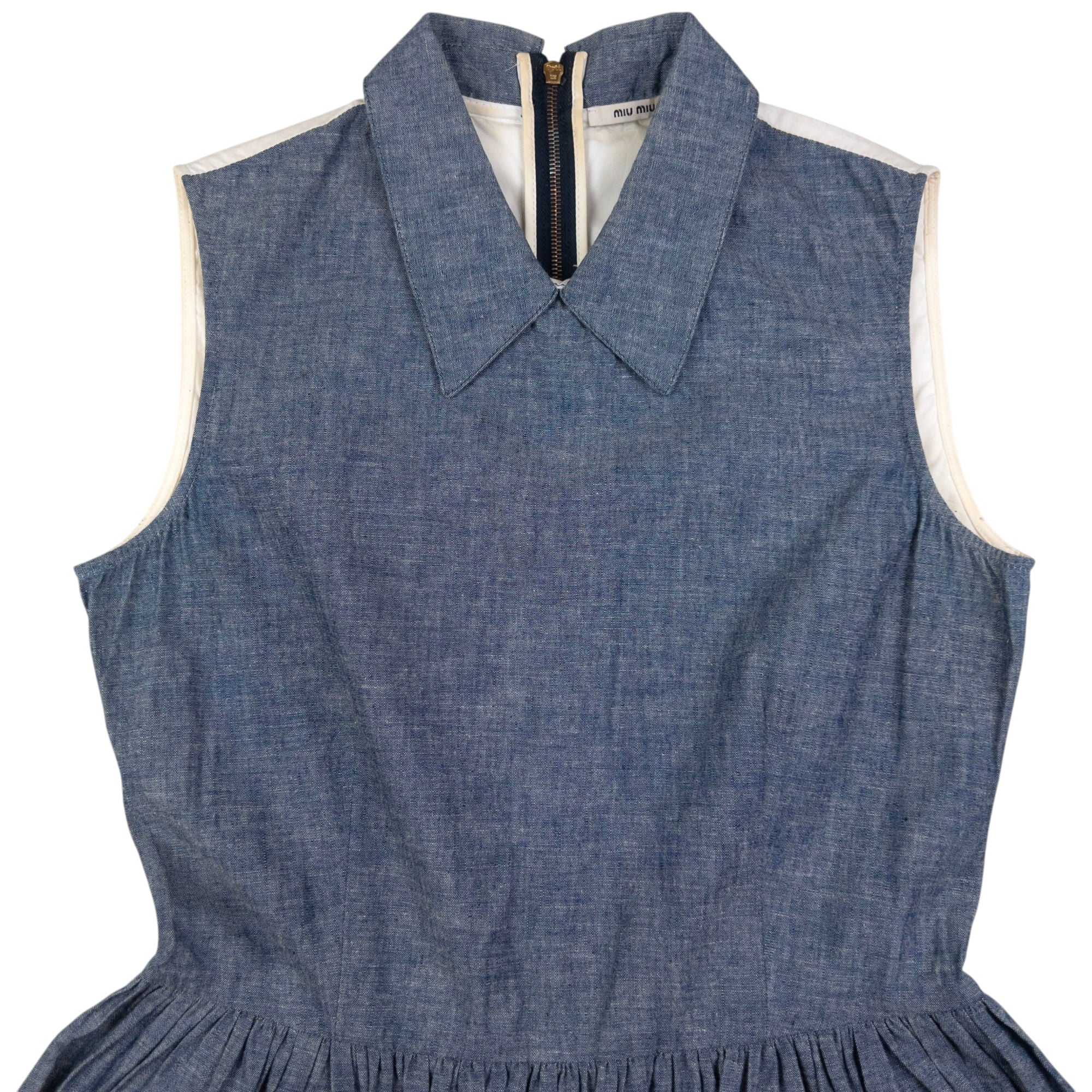 Vintage Miu Miu Collared Dress Womens Size M